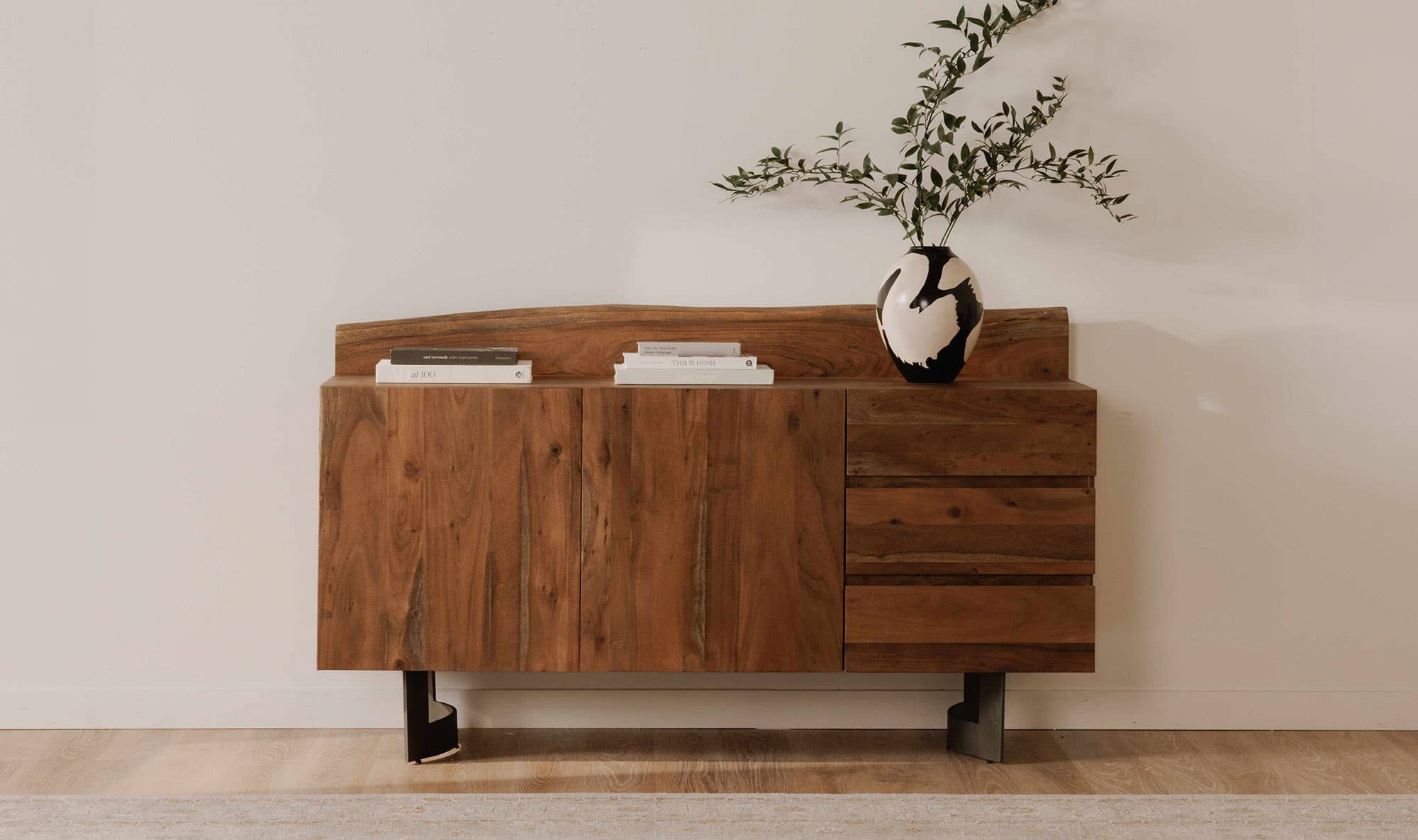 66" Brown Sideboard