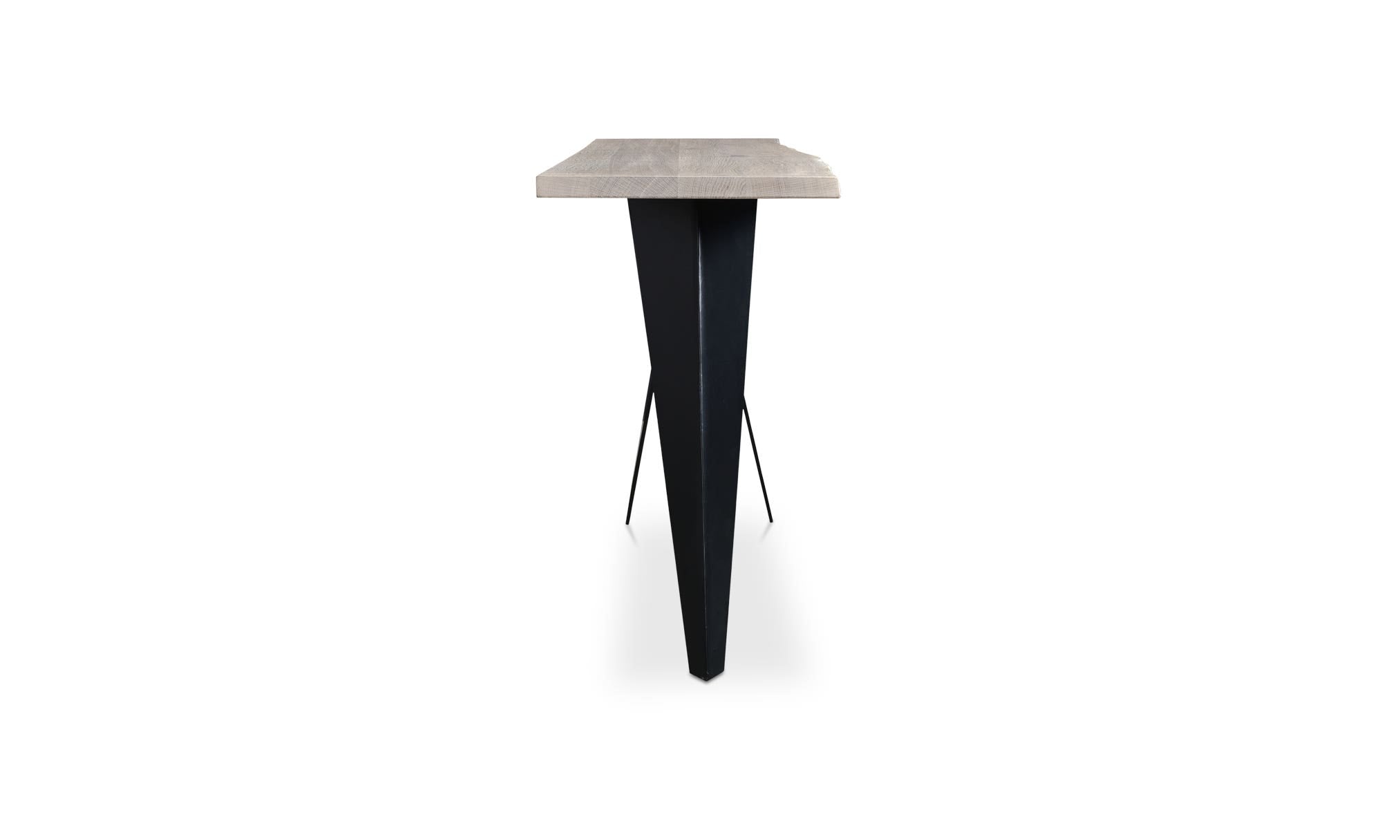 68" Natural Solid Oak Console Table