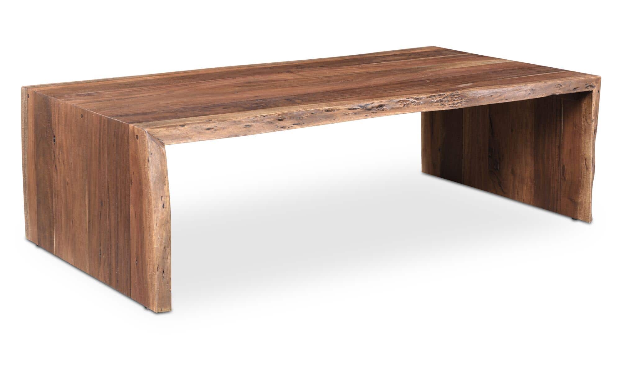 54" Natural Stain Acacia Coffee Table