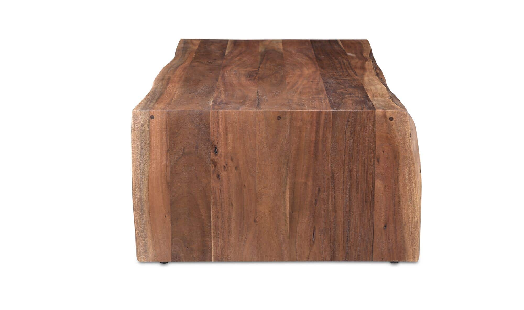 54" Natural Stain Acacia Coffee Table