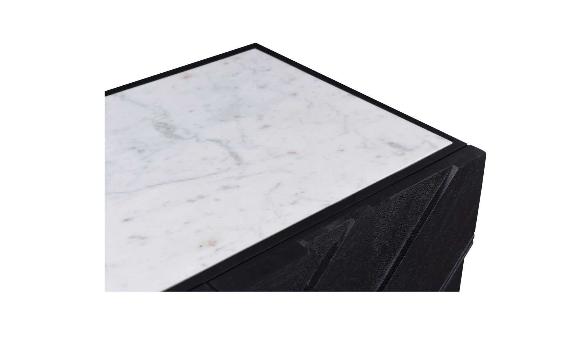 72" Black Sideboard