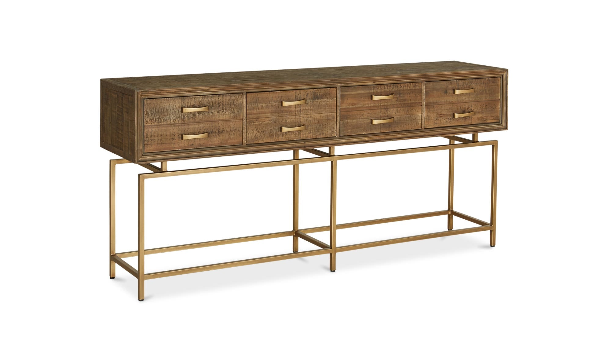 71" Natural Console Table