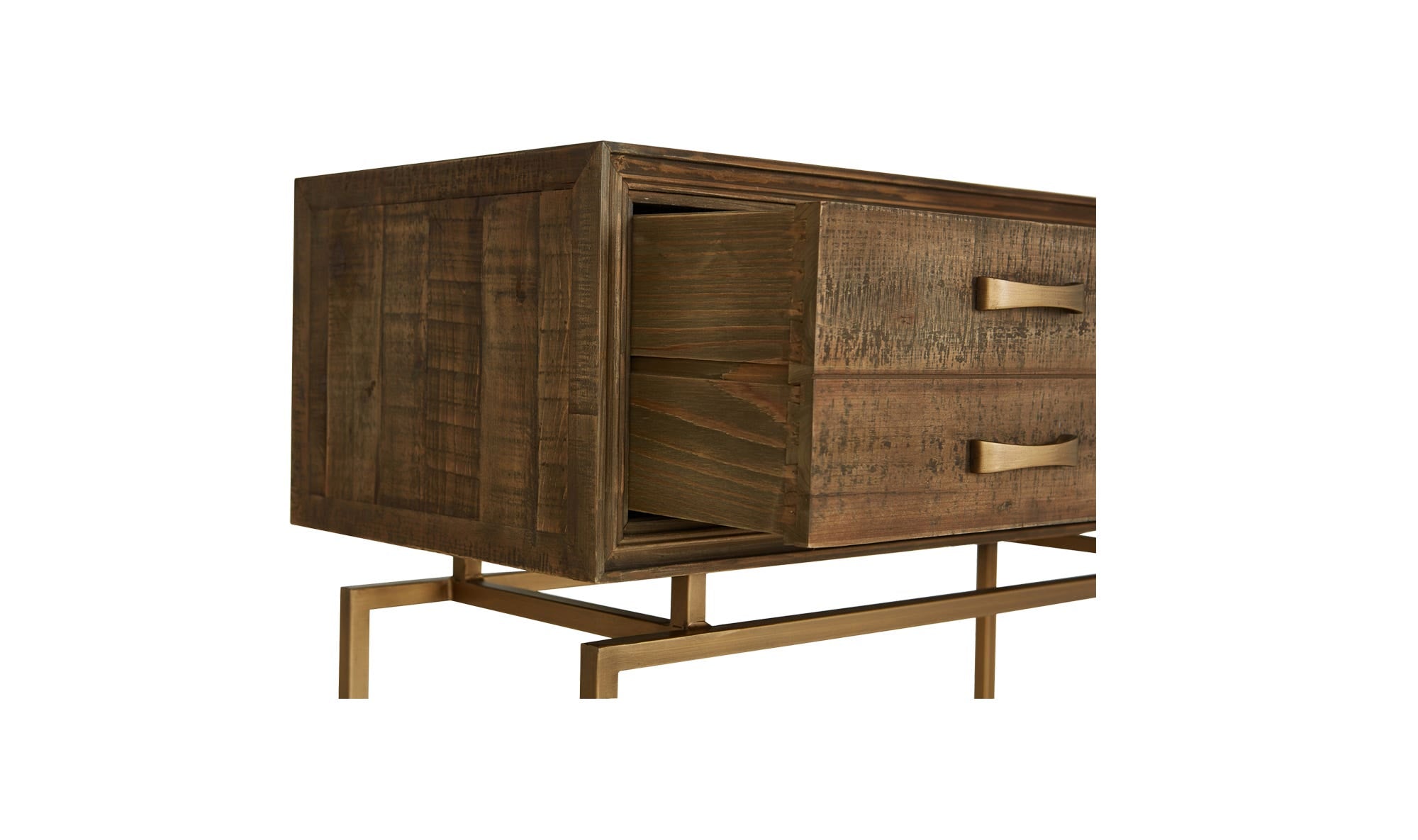 71" Natural Console Table