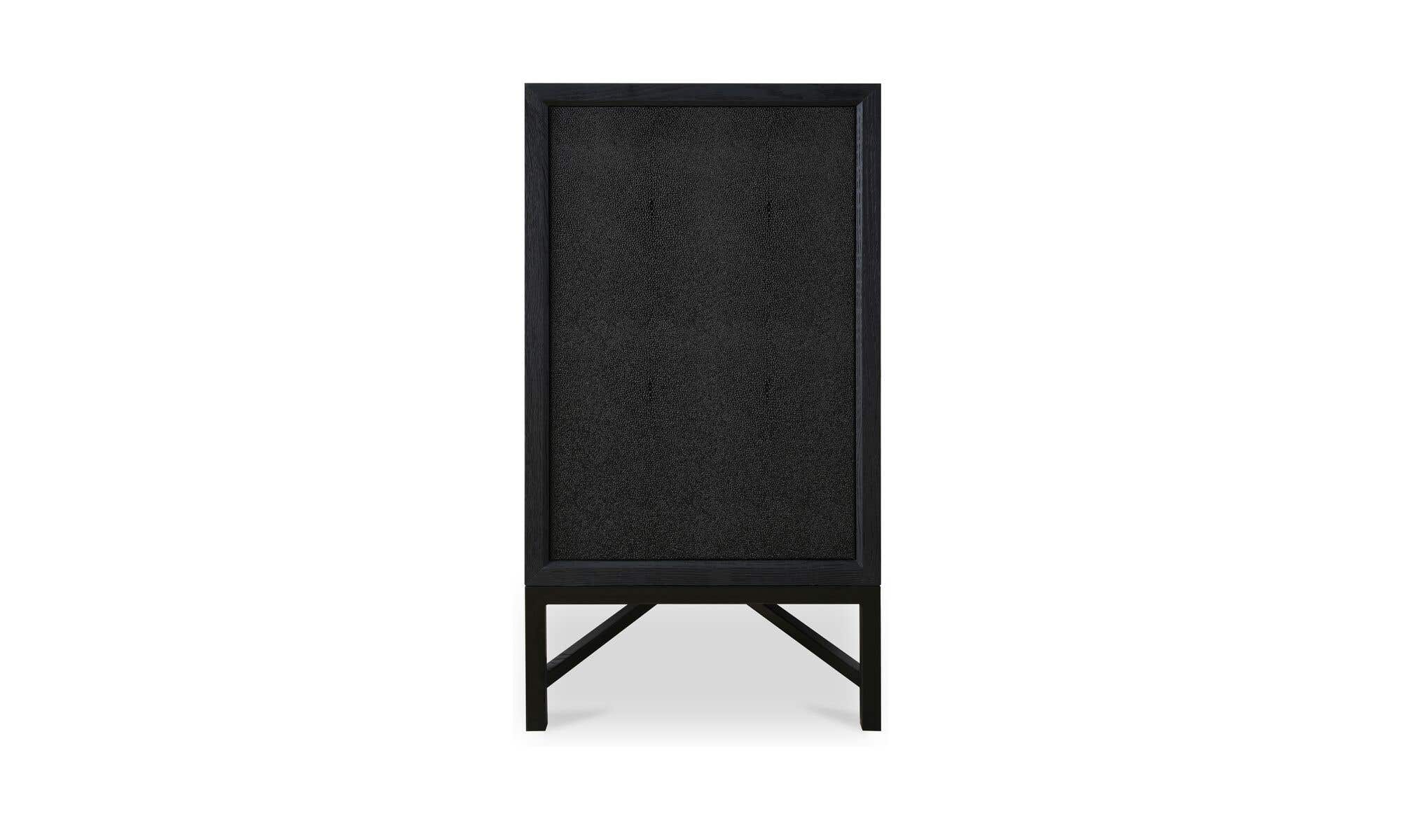 76" Black Oak Sideboard