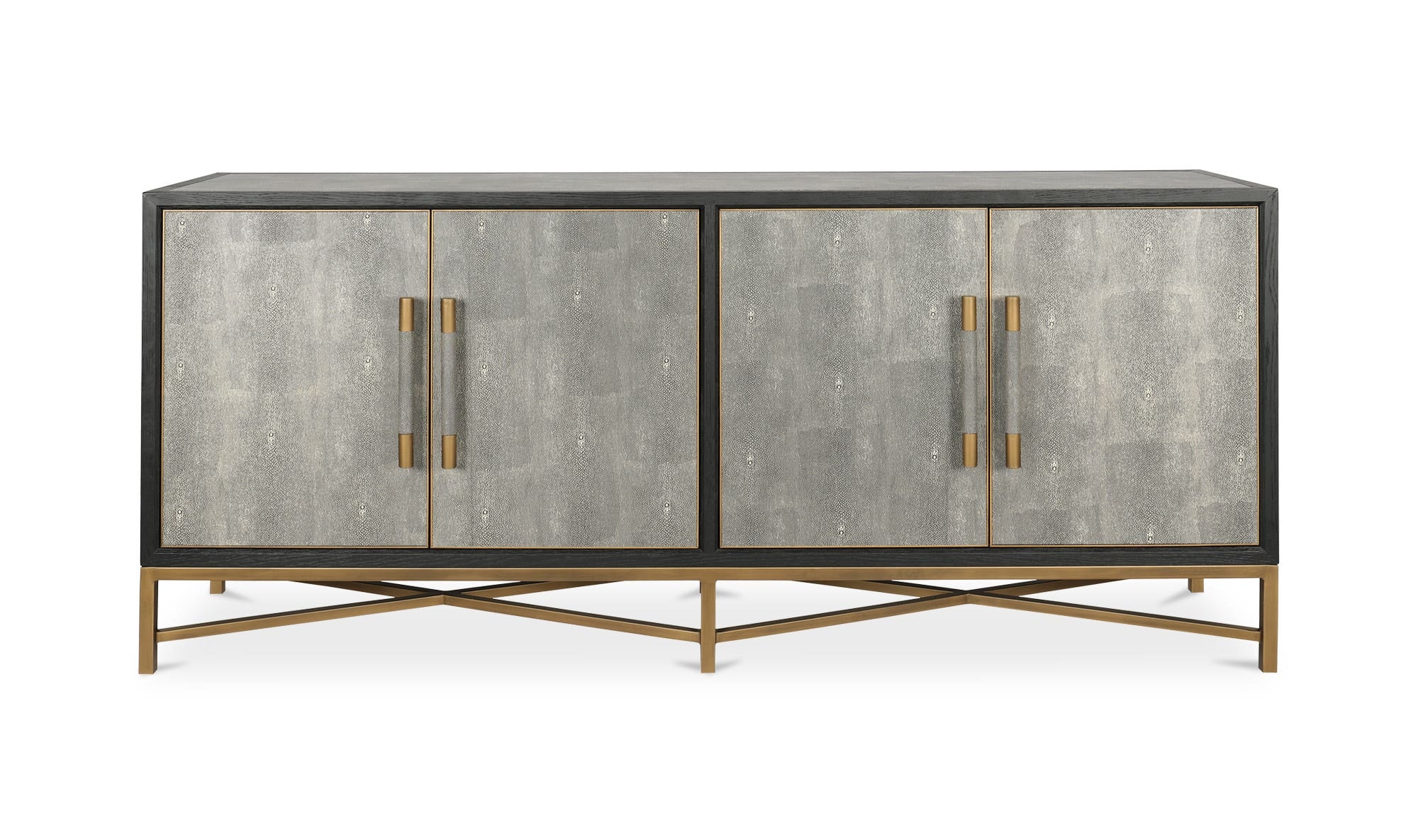 76" Grey Oak Sideboard