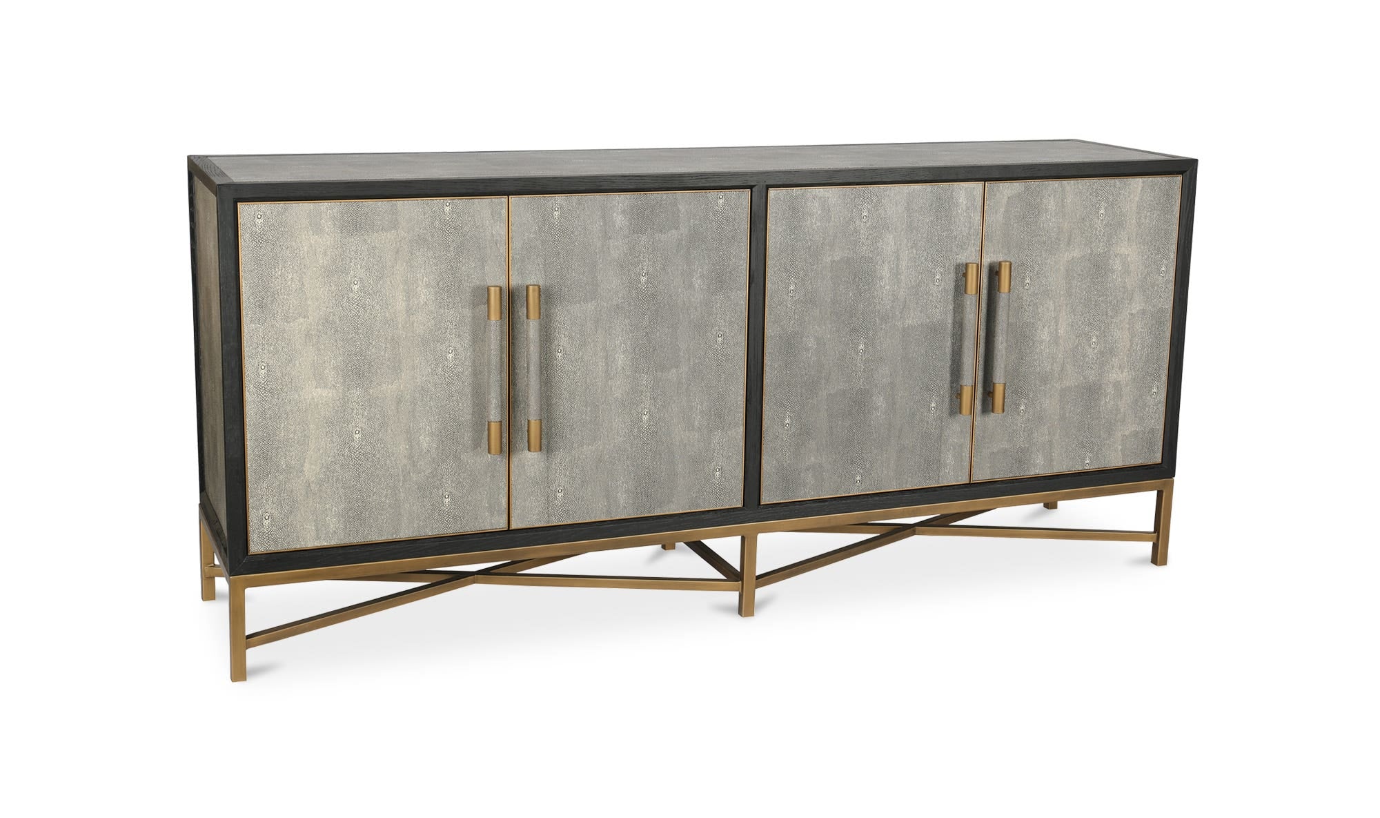 76" Grey Oak Sideboard