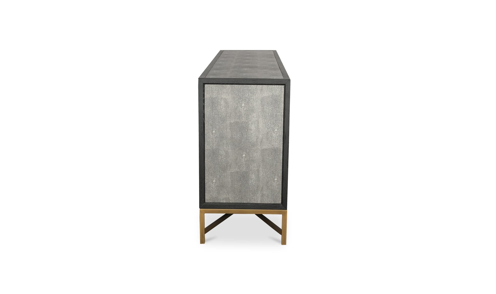 76" Grey Oak Sideboard