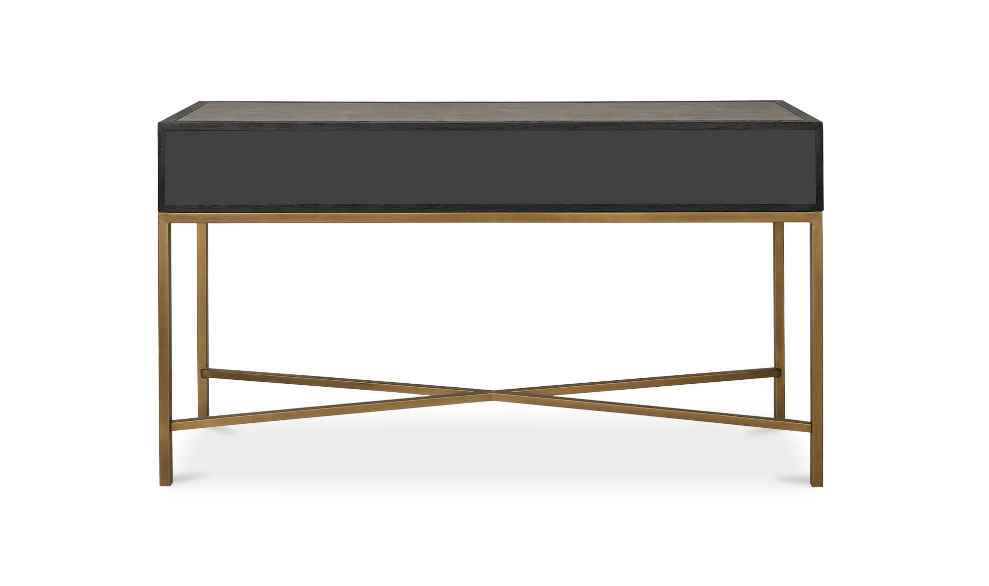 59" Grey Oak Console Table