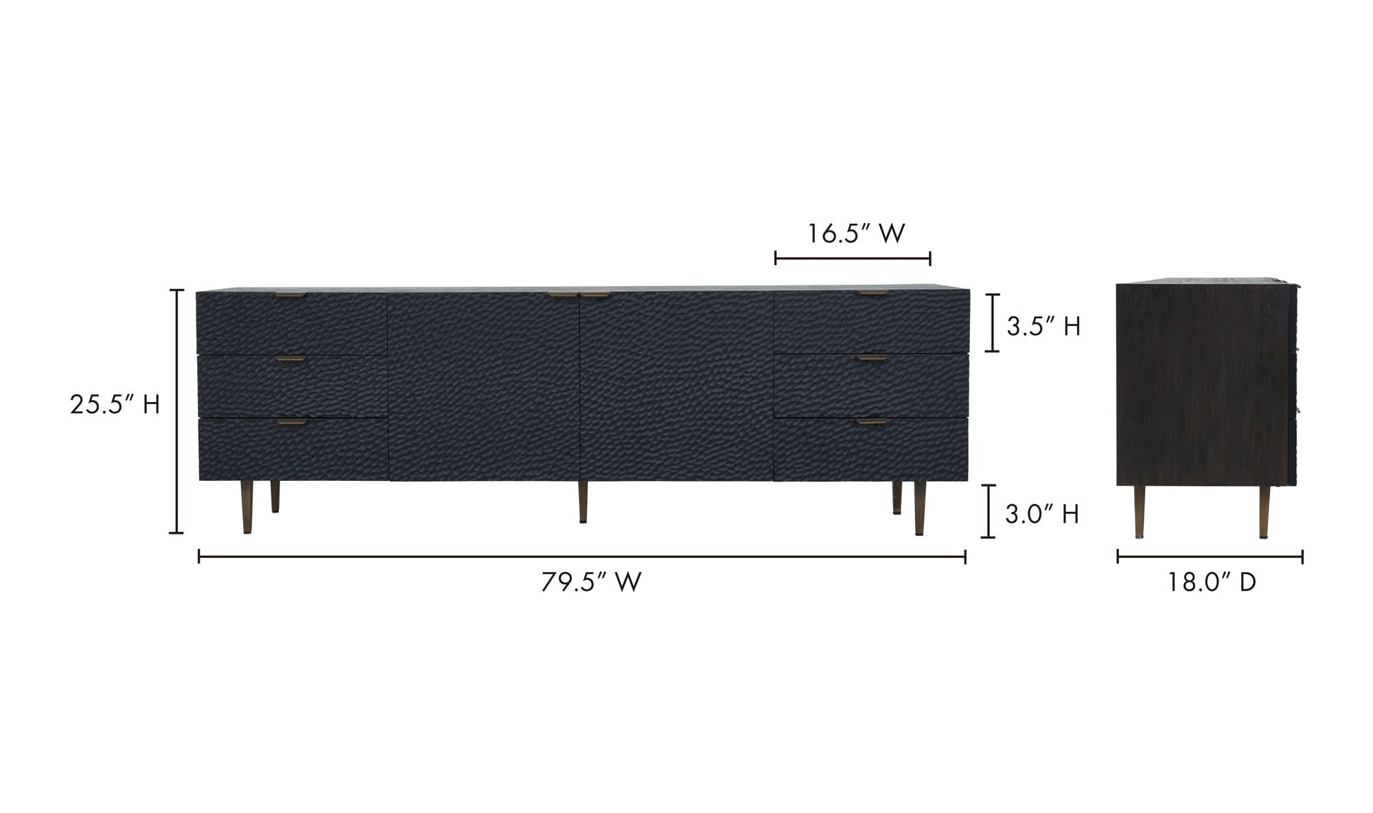 79.5" Sideboard