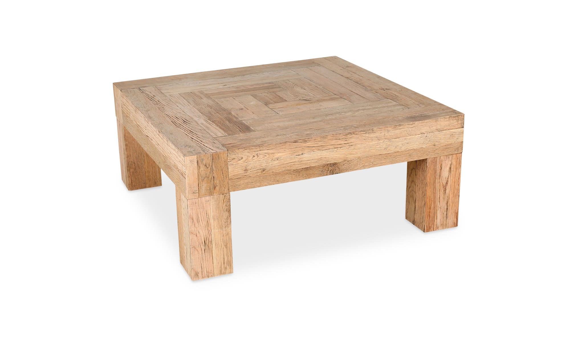 39.5" Natural Oak Coffee Table