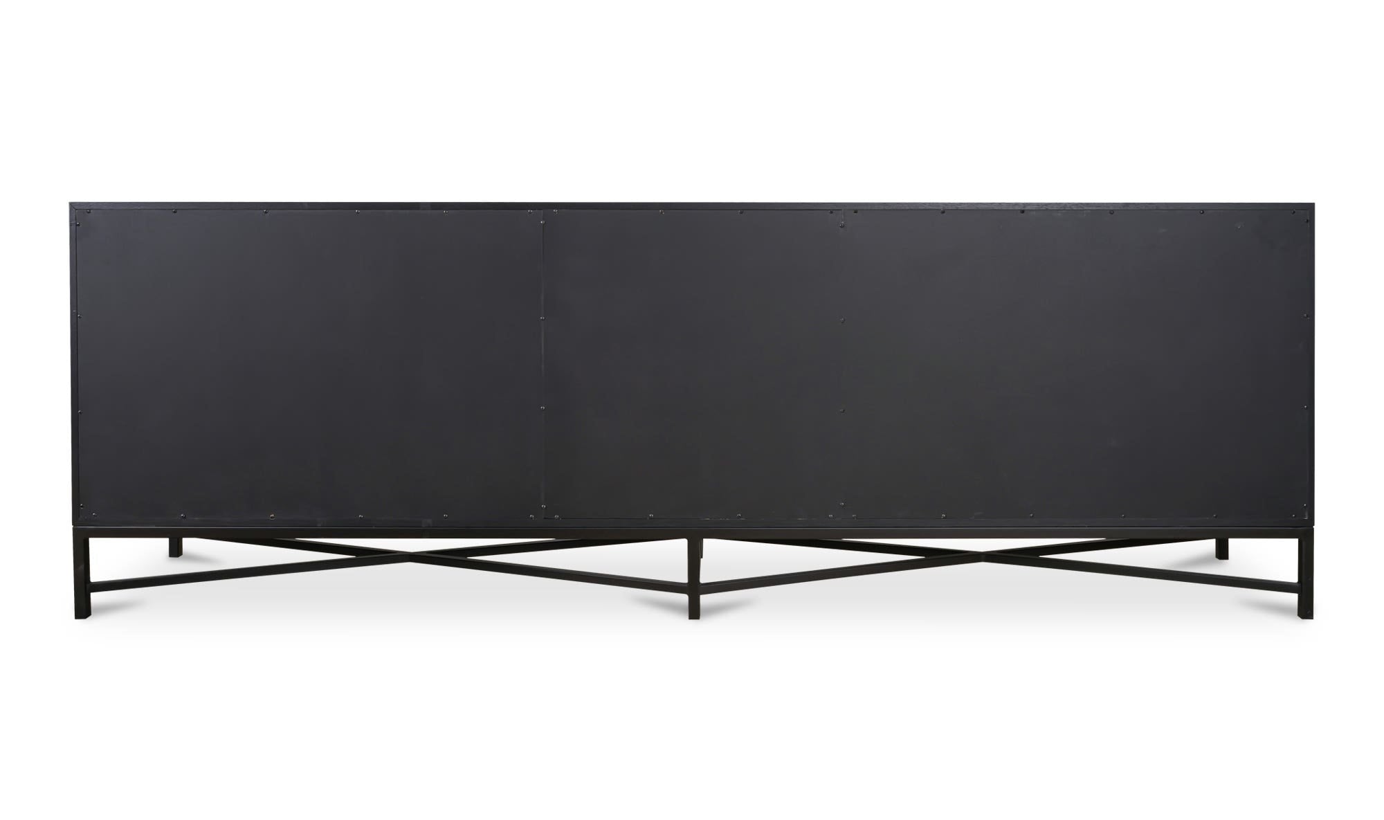 100" Black Solid Oak Sideboard