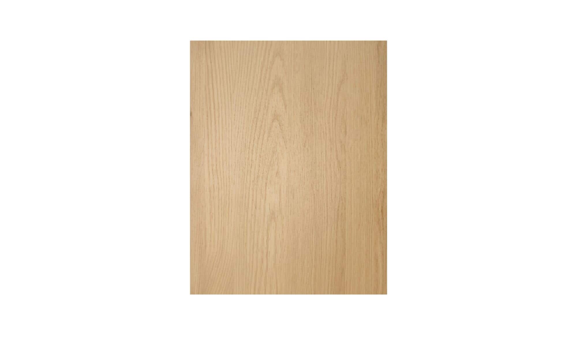 37.4" Natural Solid Oak Display Cabinet