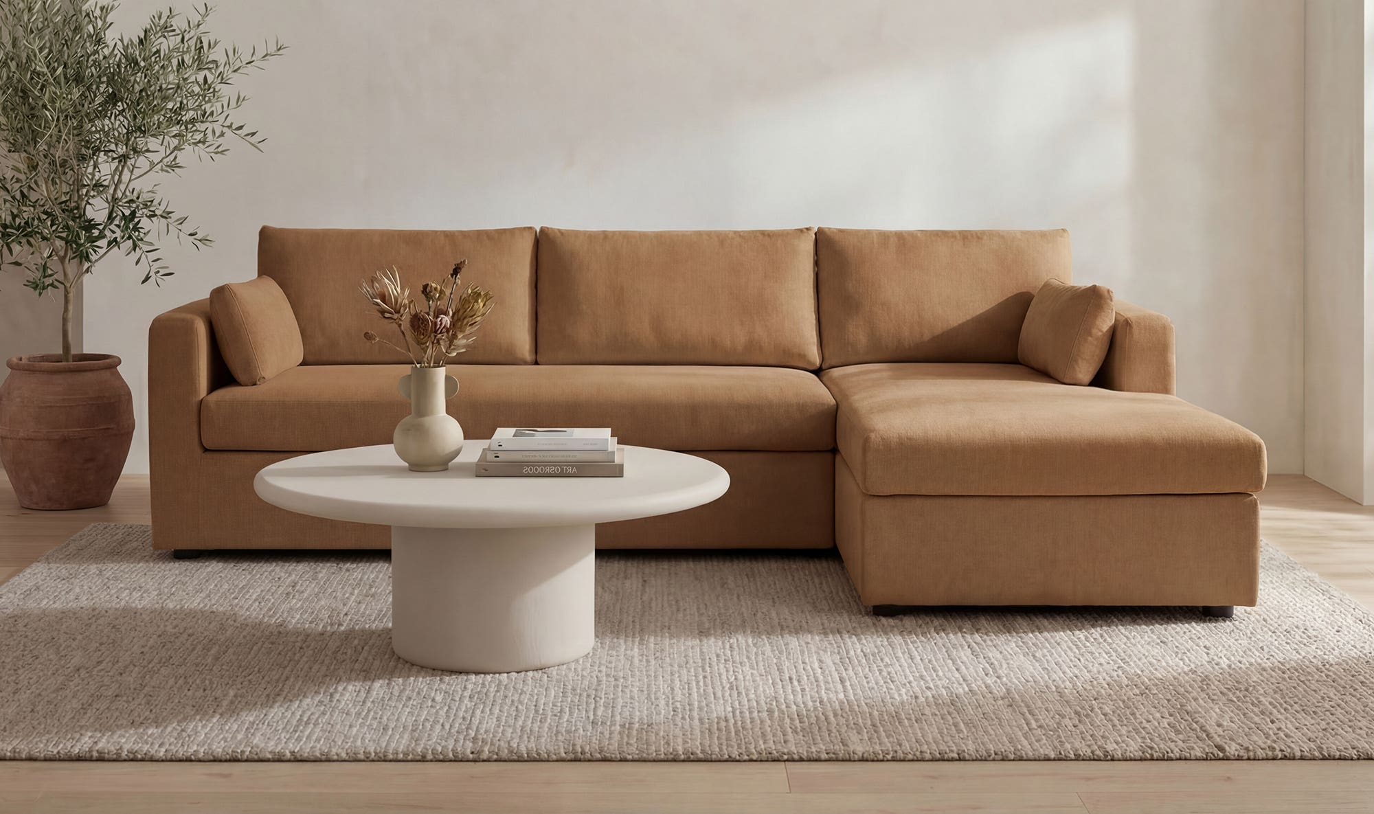 115.75" Ginger Upholstered Sleeper Storage Chaise Right Facing Sectional