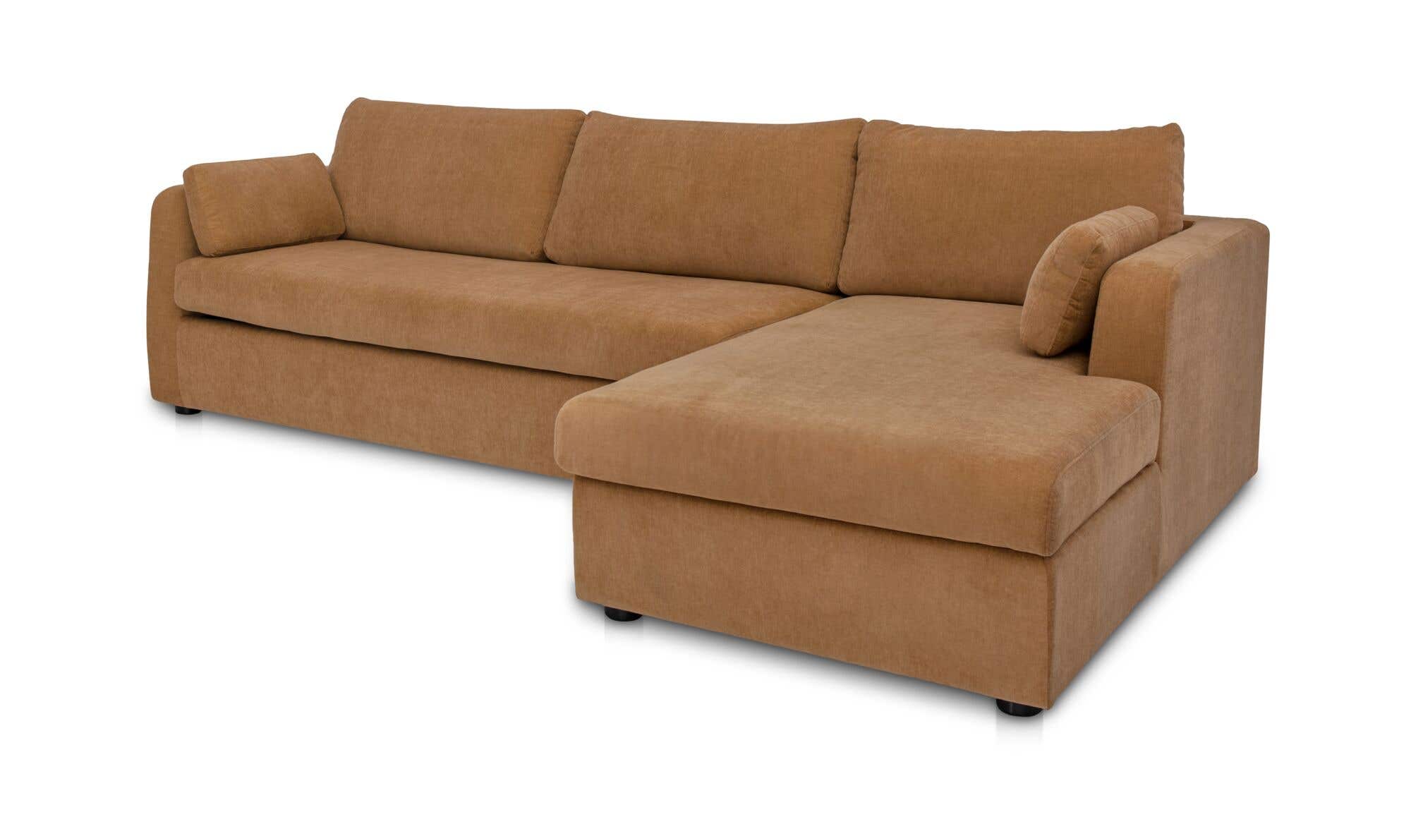 115.75" Ginger Upholstered Sleeper Storage Chaise Right Facing Sectional