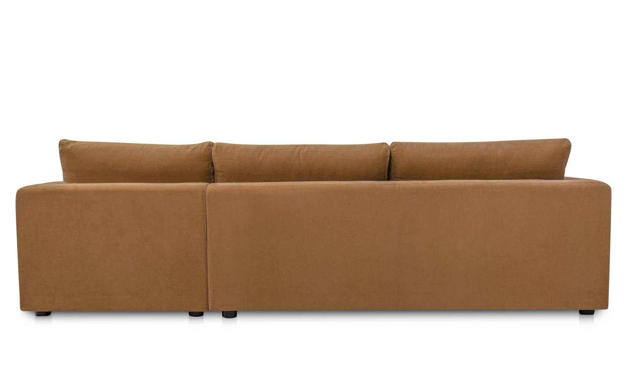 115.75" Ginger Upholstered Sleeper Storage Chaise Right Facing Sectional
