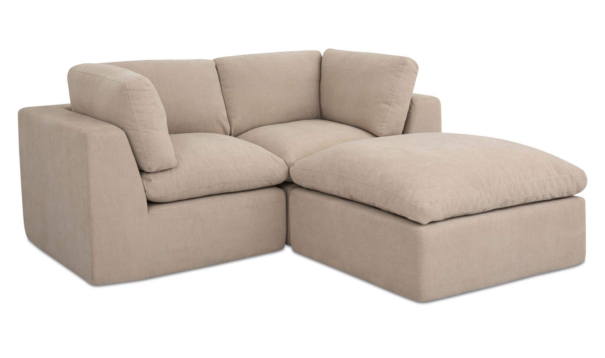 74" Pebble Upholstered Modular Sectional