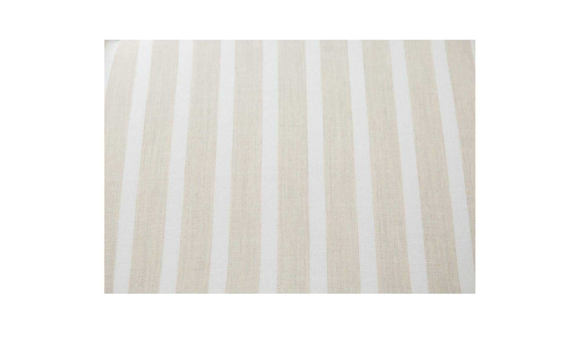 41.3" Brown Stripe Upholstered Chaise