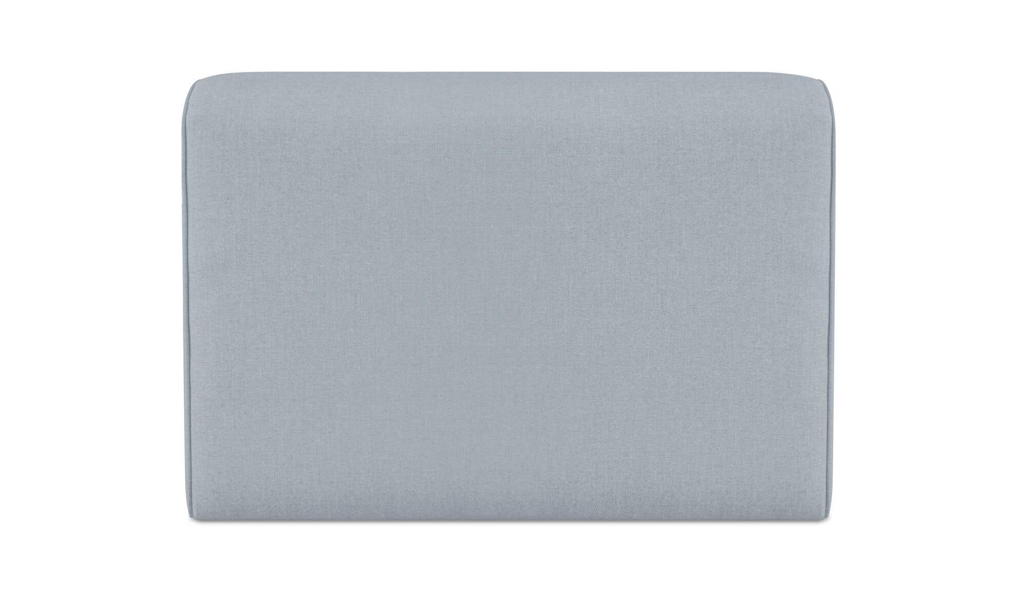 41.3" Light Blue Upholstered Chaise