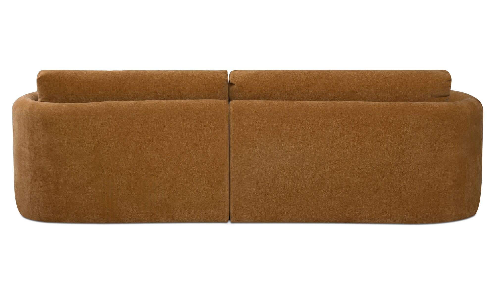 108.7" Ginger Upholstered Right Facing Sectional