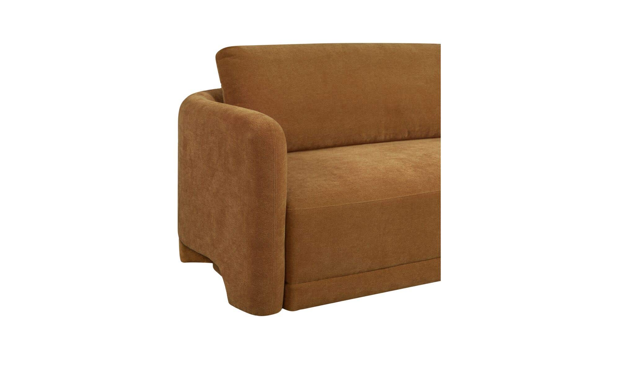 108.7" Ginger Upholstered Right Facing Sectional