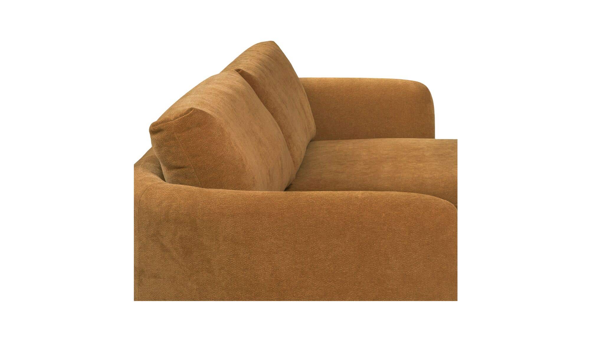 108.7" Ginger Upholstered Right Facing Sectional