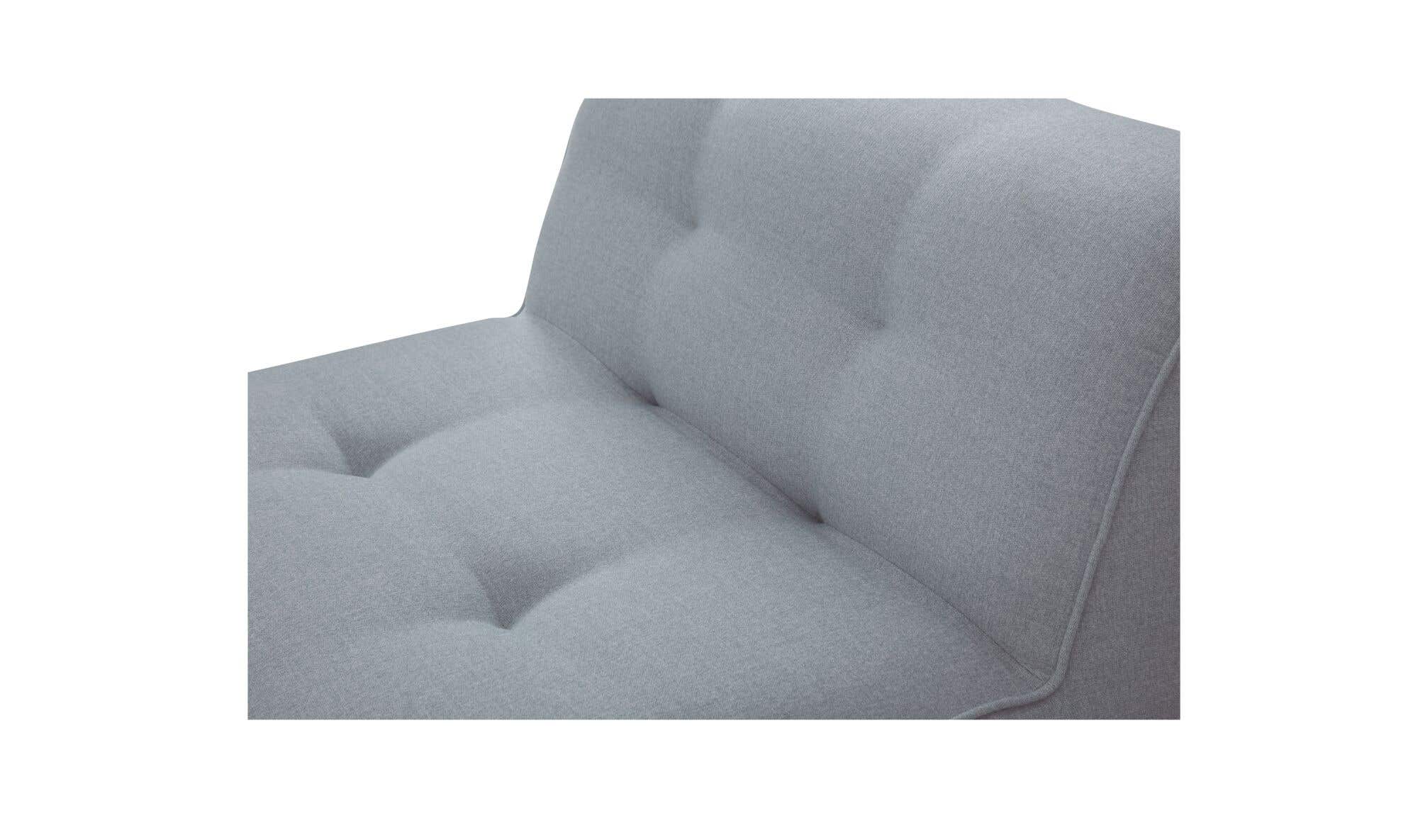 82.6" Light Blue Aluminum 2 Piece Outdoor Sun Lounger
