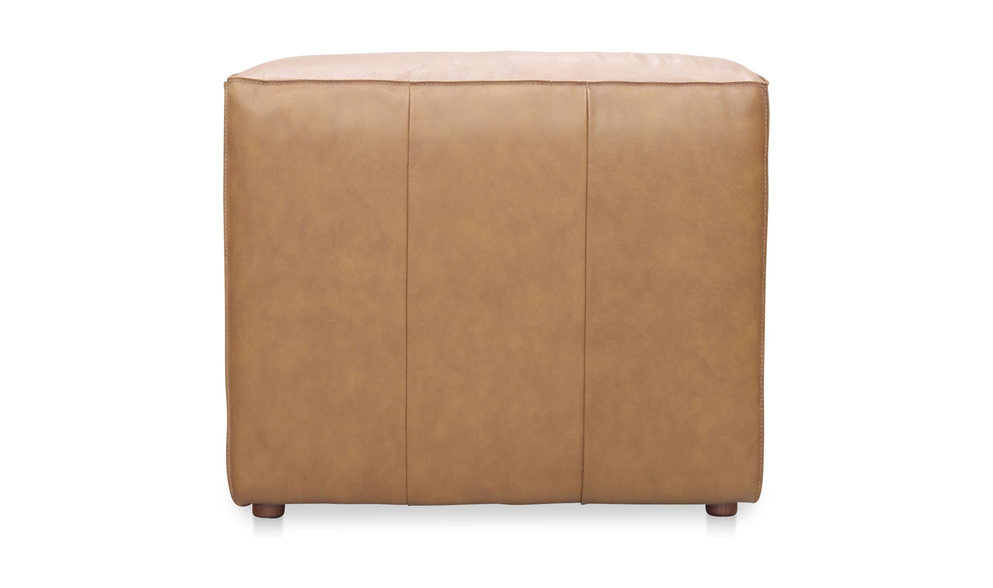 31" Sonoran Tan Leather Slipper Chair