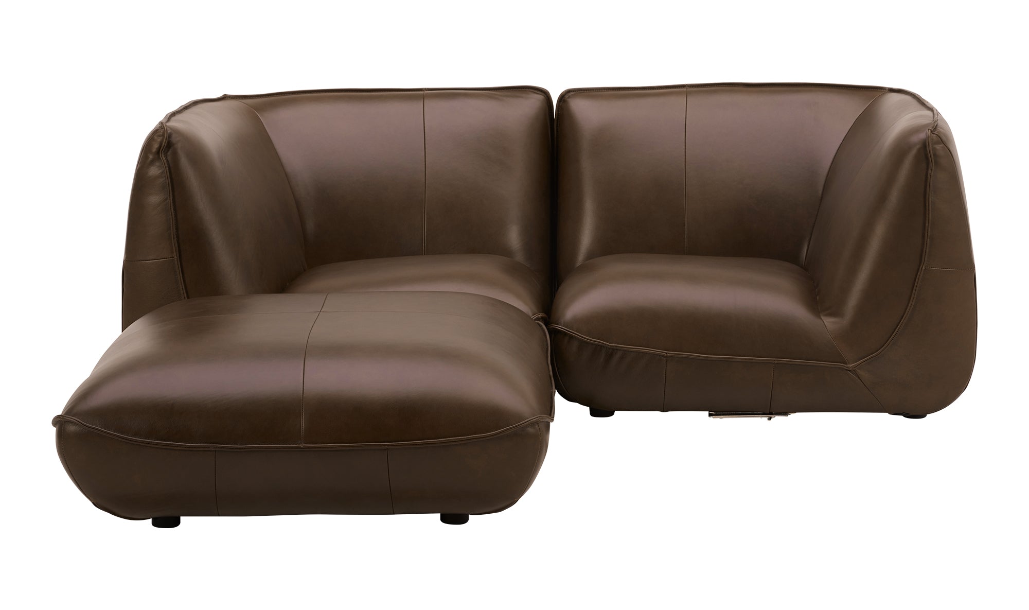 ZEPPELIN NOOK MODULAR LEATHER SECTIONAL