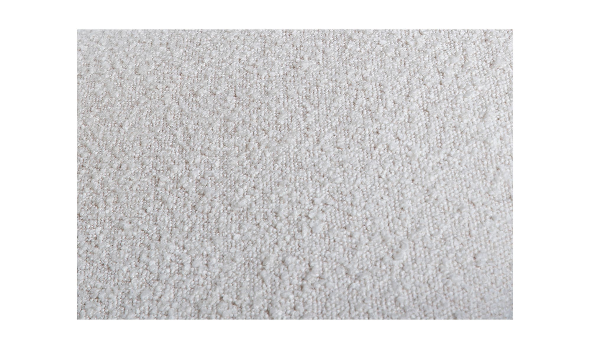 29" White Boucle Accent Chair