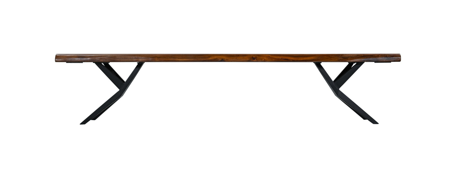 90" Natural Sheesham Wood Dining Bench