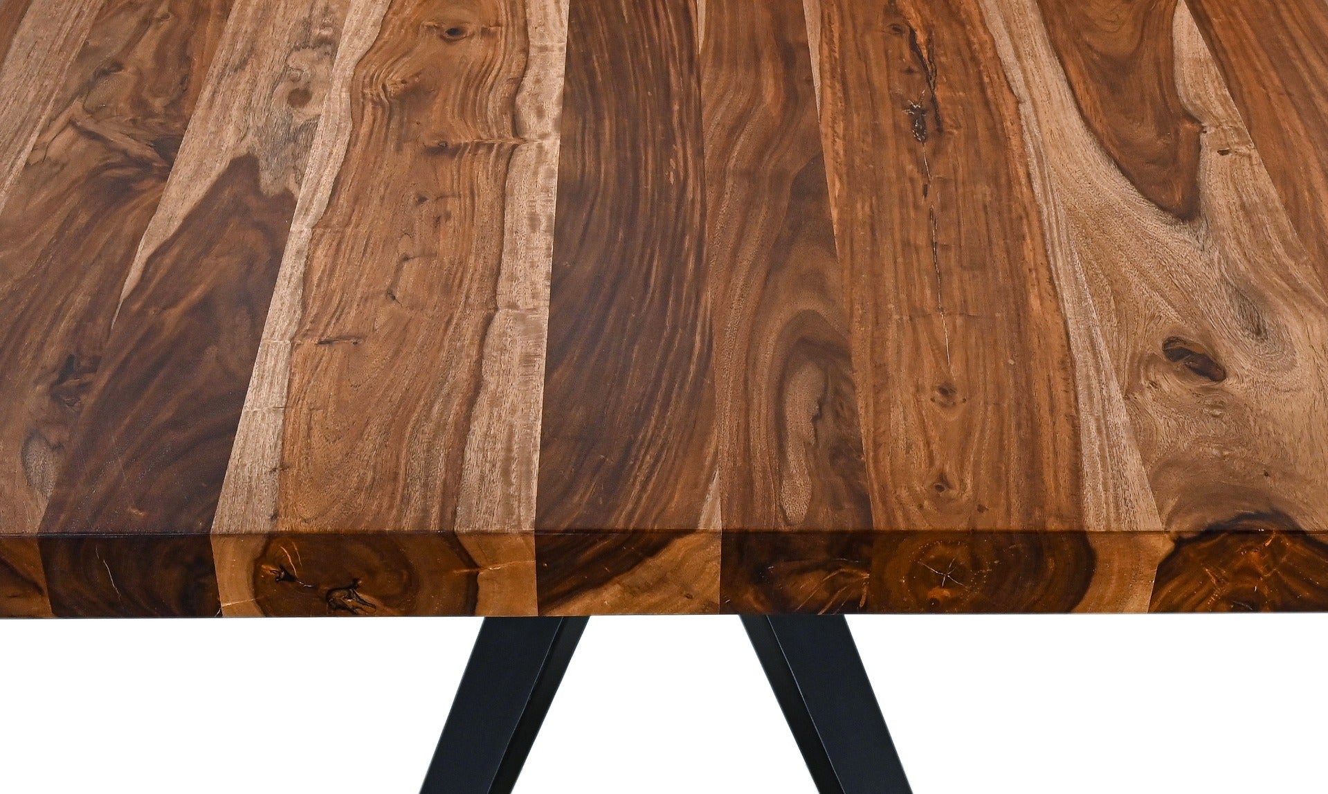 94" Natural Sheesham Dining Table