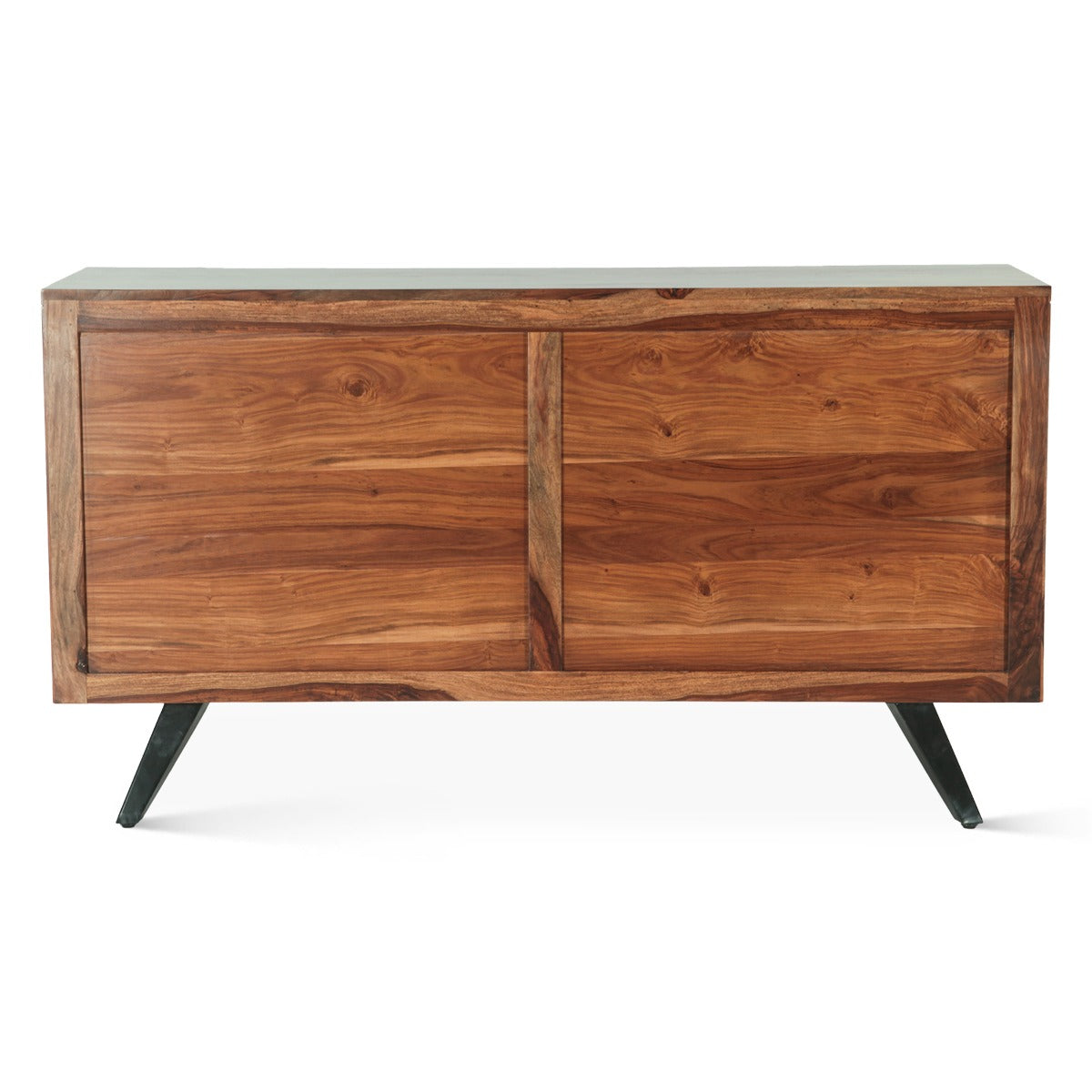 62" Natural Sheesham Wood Sideboard