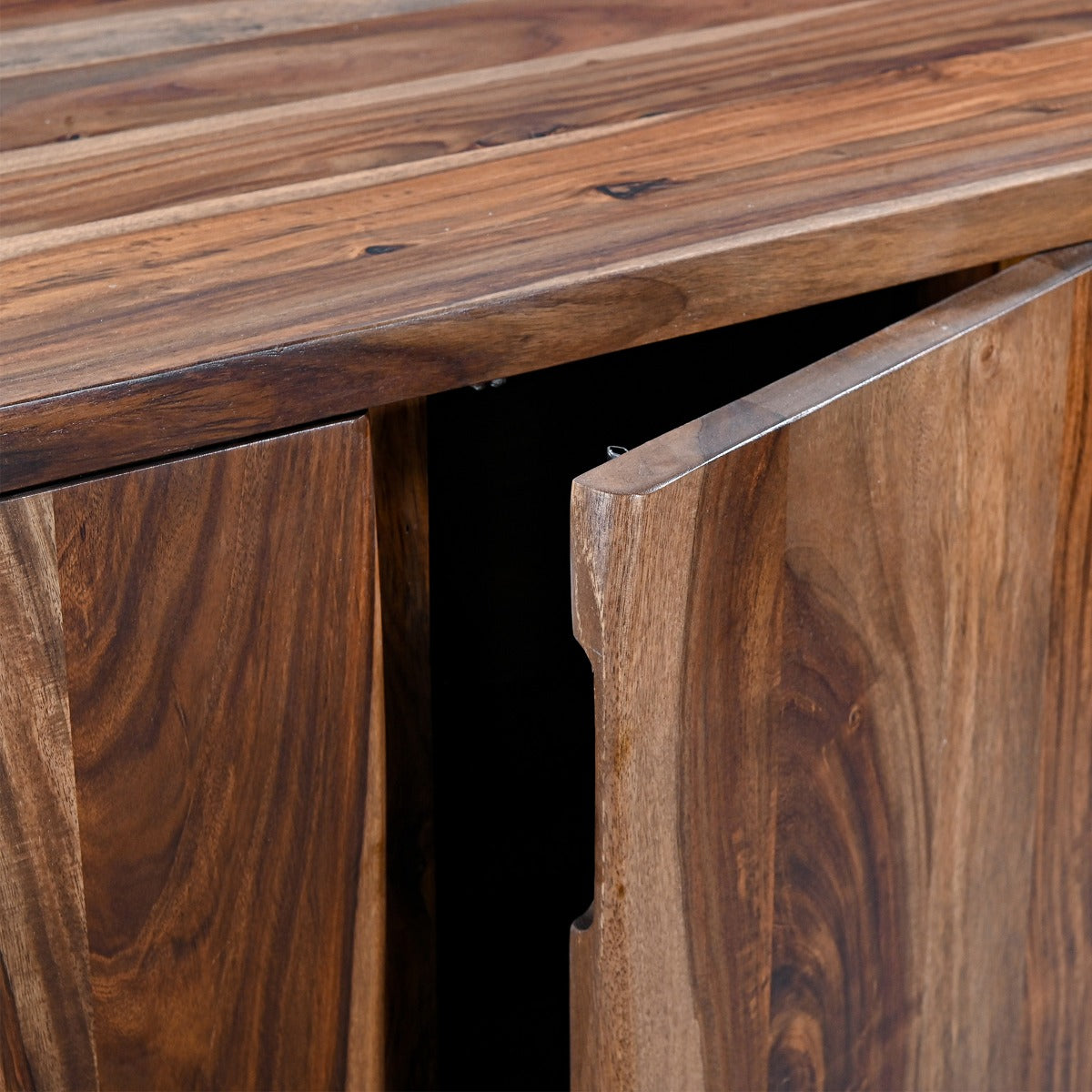 90" Natural Sheesham Wood Sideboard