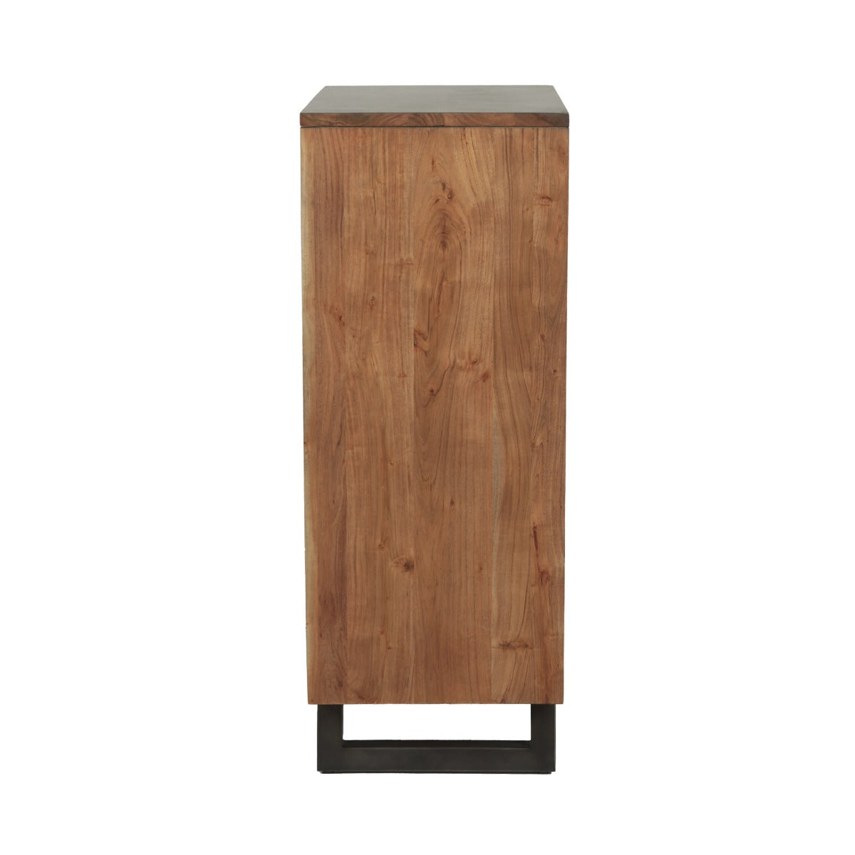 34" Smoked Acacia Wood Chest