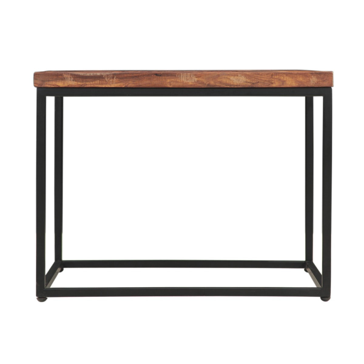 47" Sunburst Brownstone Acacia Coffee Table