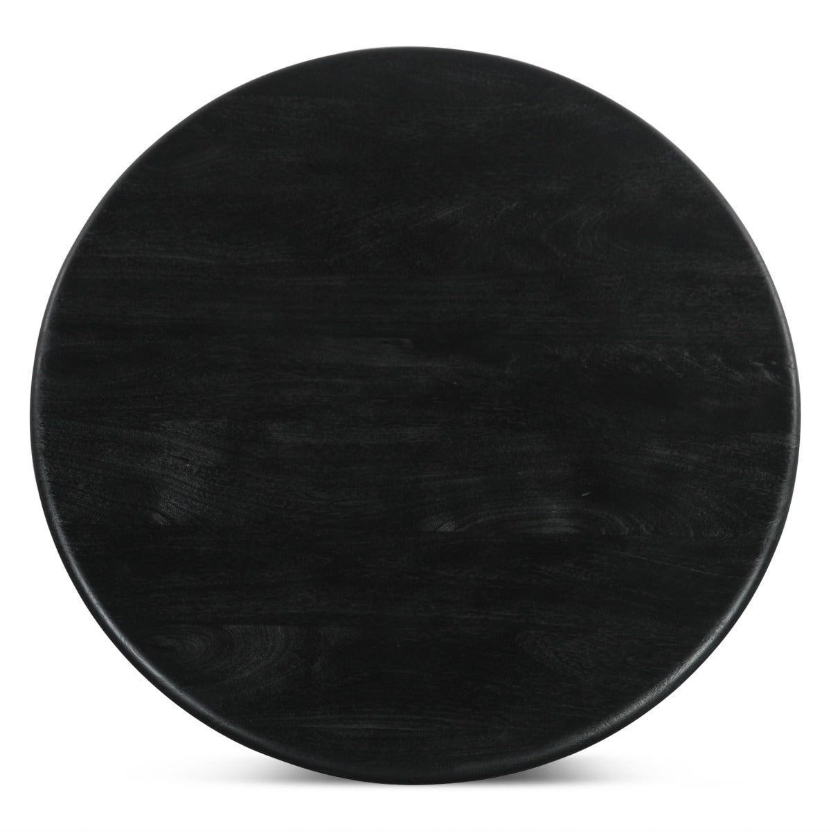 35" Distressed Black Mango Wood Coffee Table