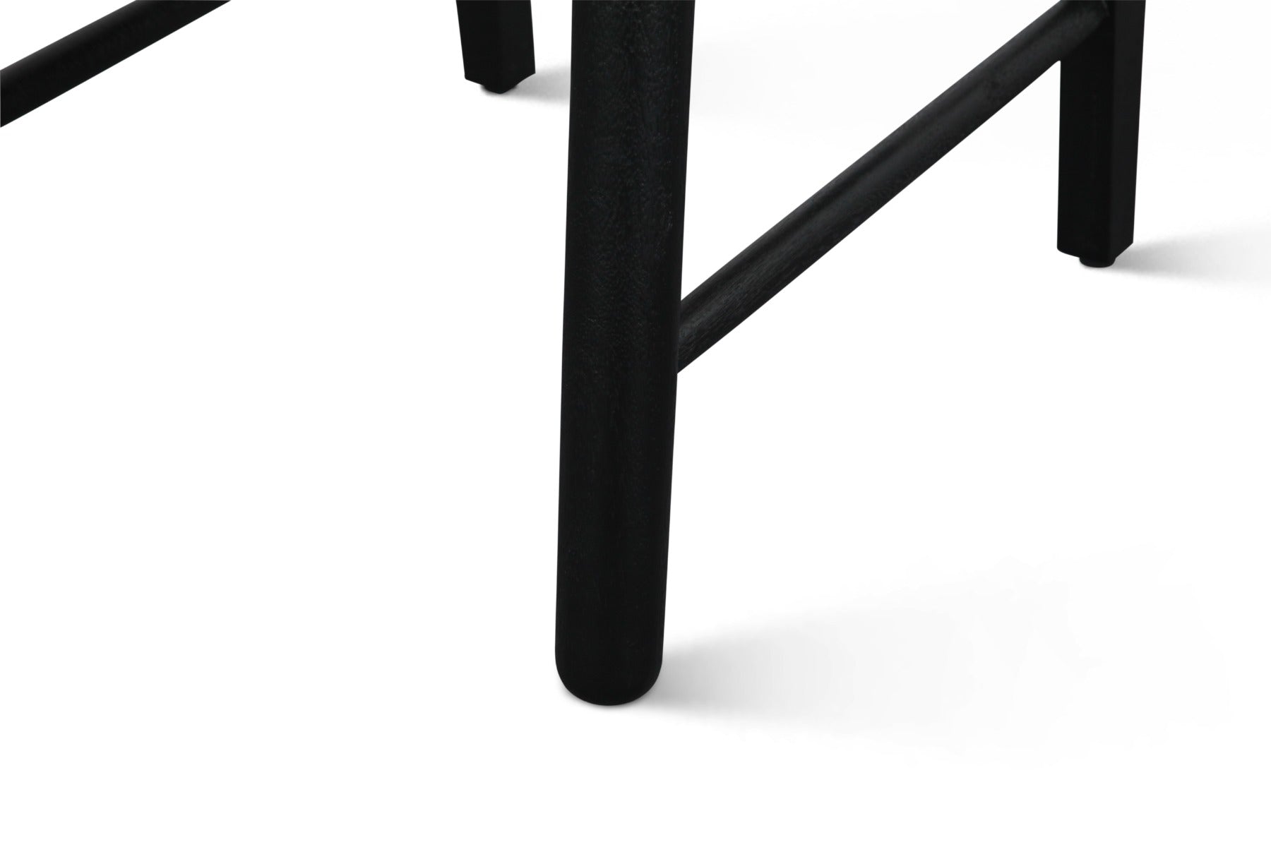 18" Upholstered Dining Chair in Black