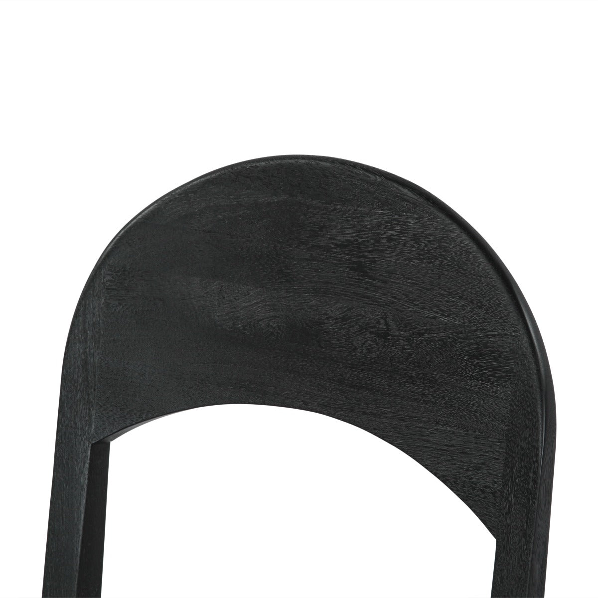 18" Upholstered Dining Chair in Black