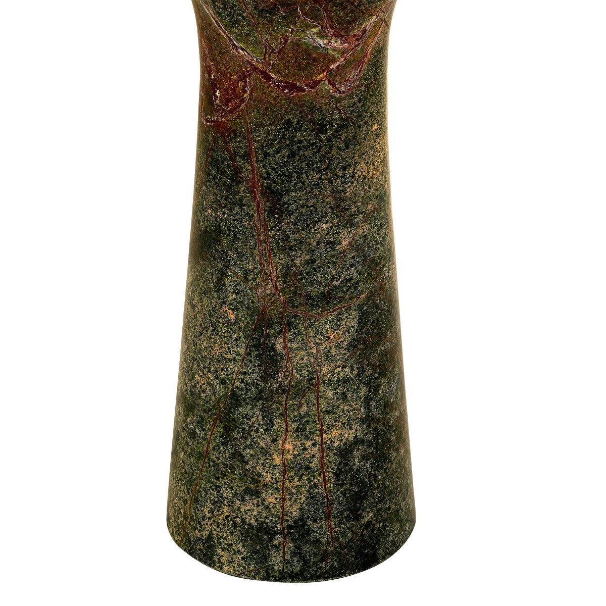 18" Green Bidasar Marble Side Table