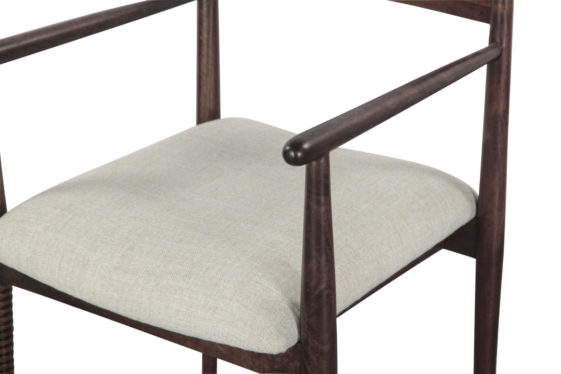 22" Dark Sienna Upholstered Dining Chair