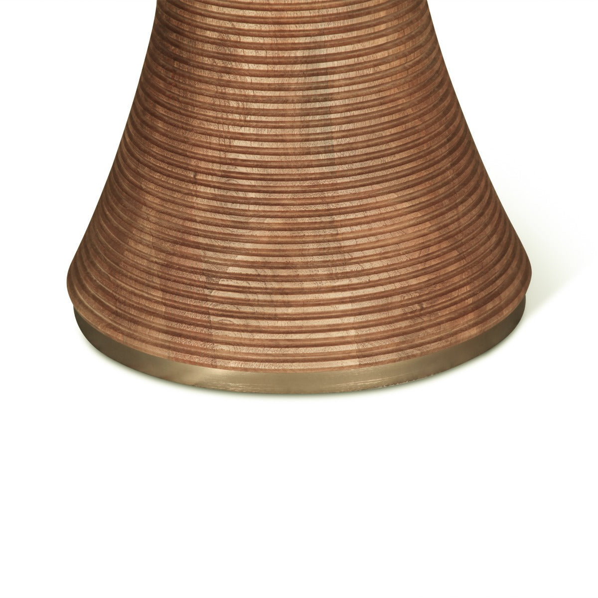 54" Natural Brown Mango Wood Round Table