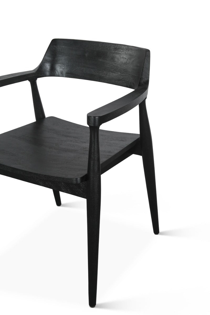 23" Dining Chair in Black