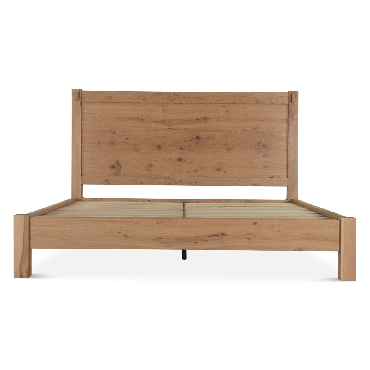 65" Distressed Oak Queen Size Bed