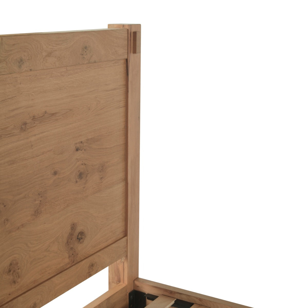 65" Distressed Oak Queen Size Bed