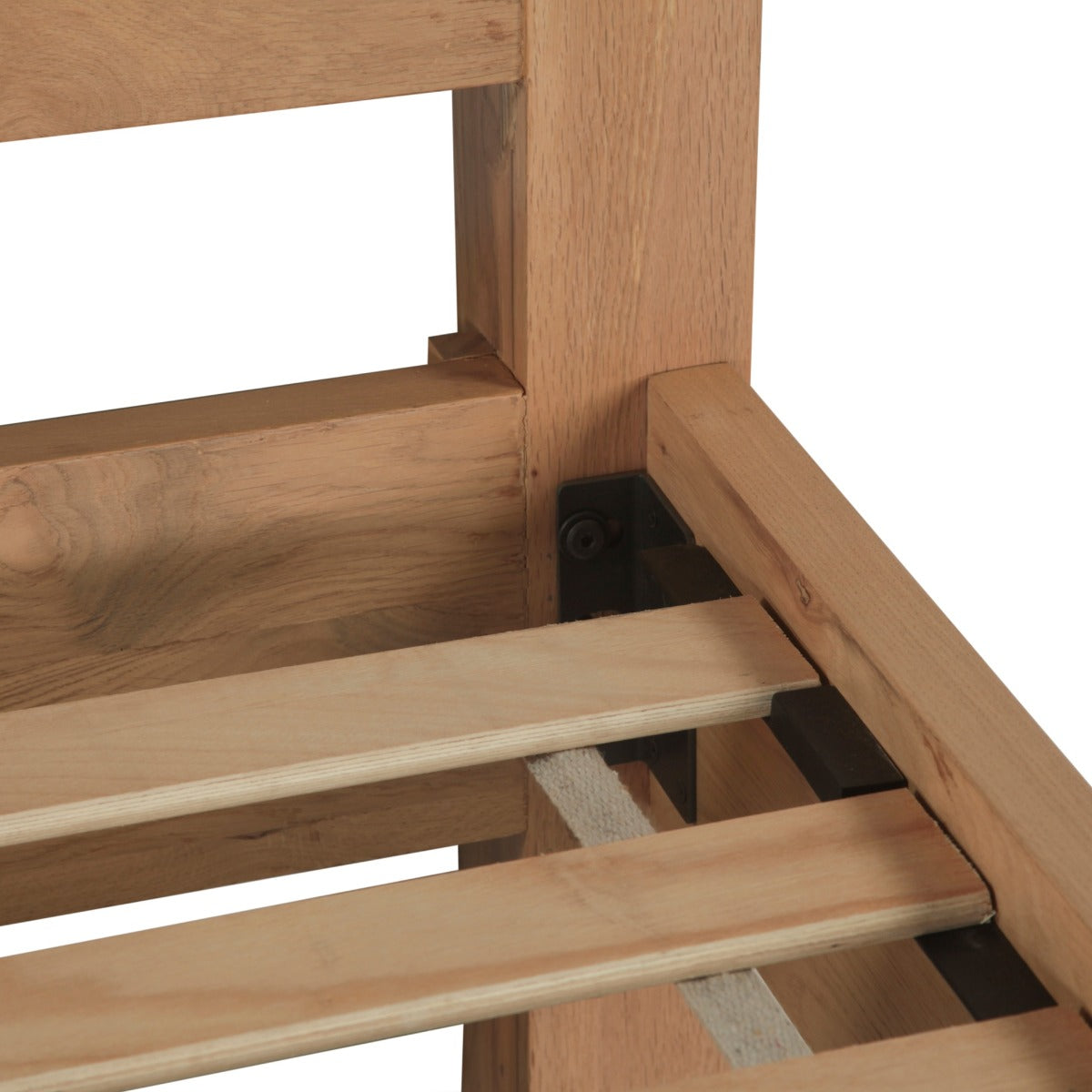 65" Distressed Oak Queen Size Bed