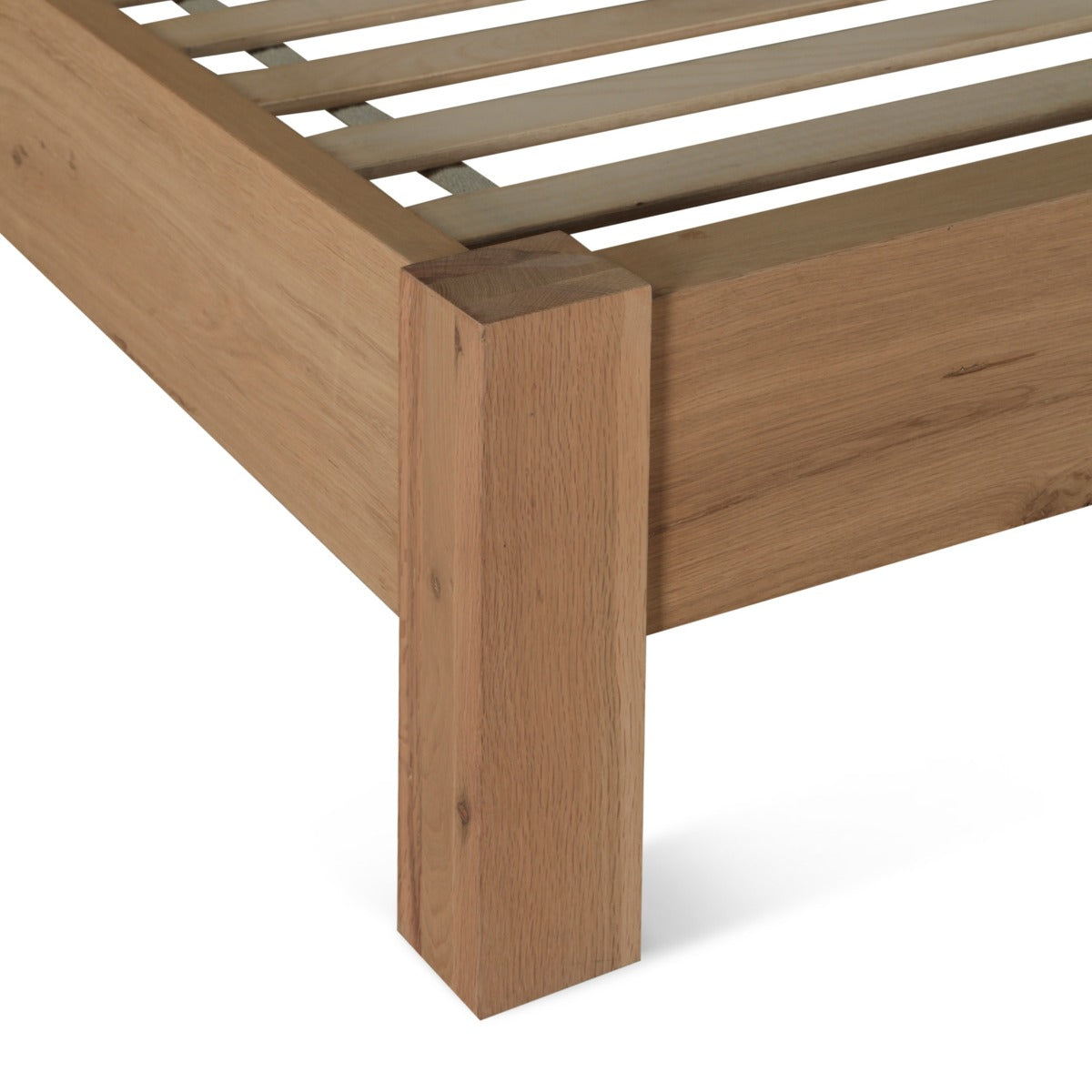 65" Distressed Oak Queen Size Bed