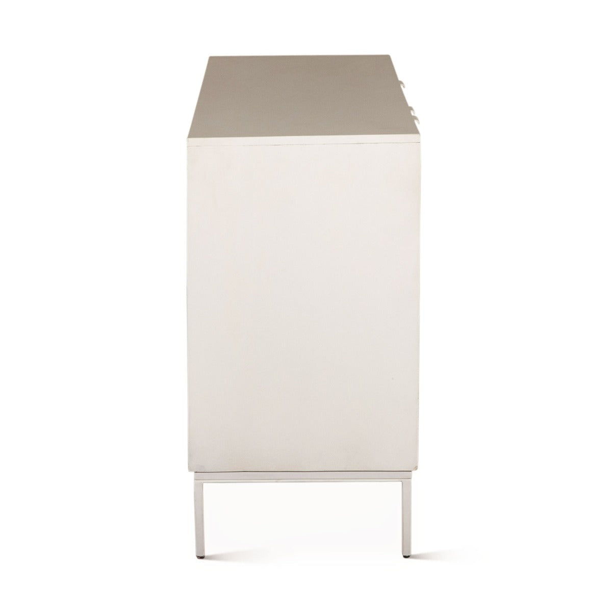 57" Coastal White Mango Wood Sideboard