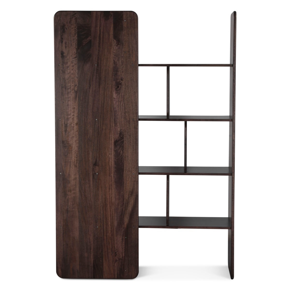 47" Dark Sienna Mango Wood Bookshelf