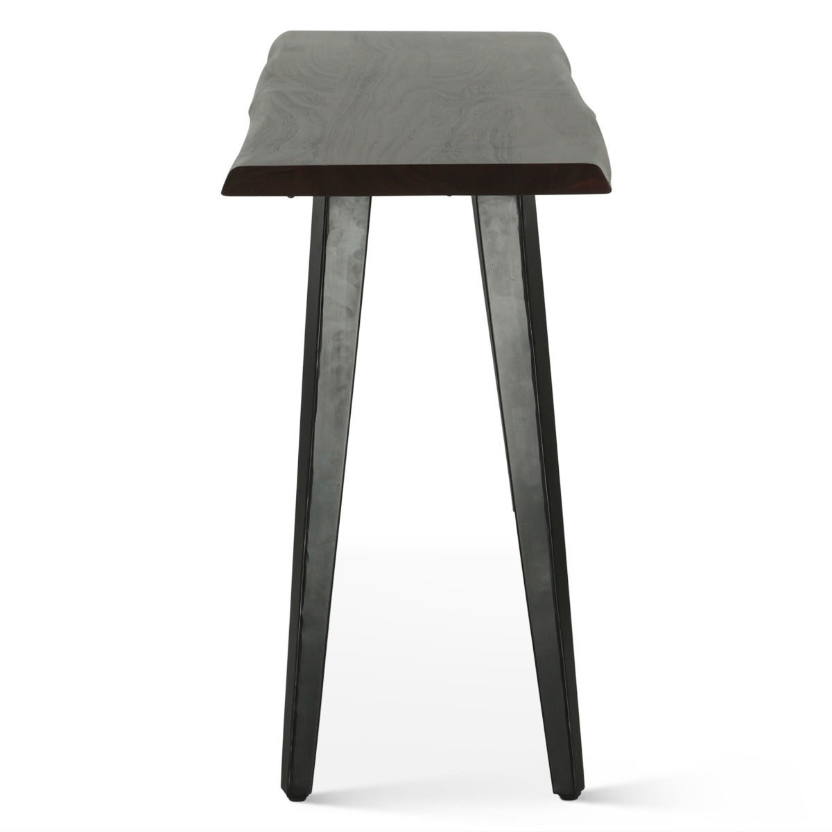 54" Walnut Acacia Wood Console Table