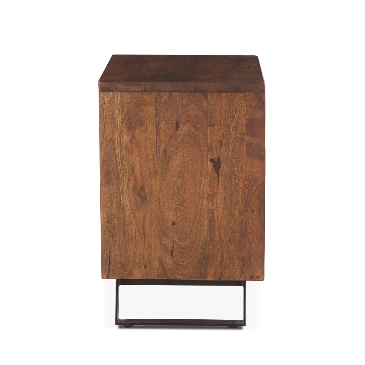23" Walnut Wood Nightstand